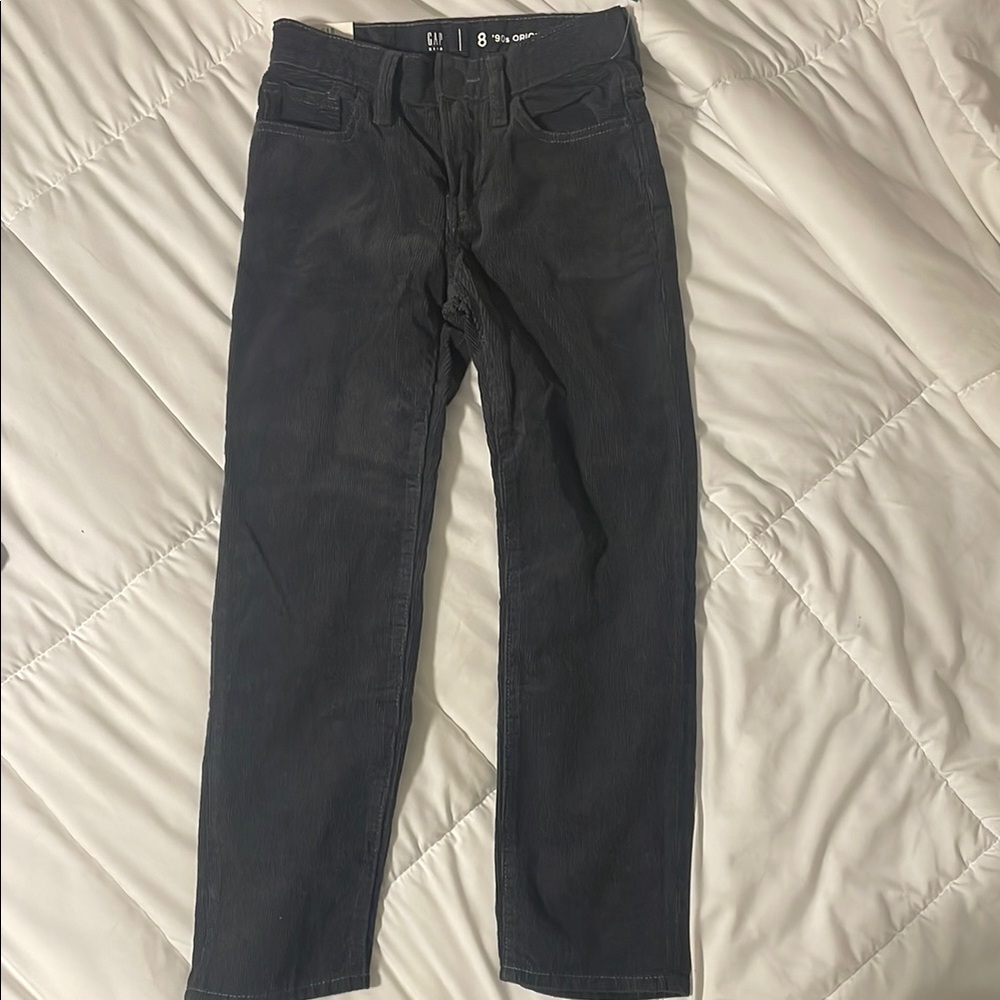 GAP Kids Charcoal Corduroy Trousers